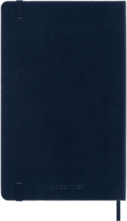 Classic Planner 2025 Large Daily, hard cover, 12 months, Sapphire Blue - Back view