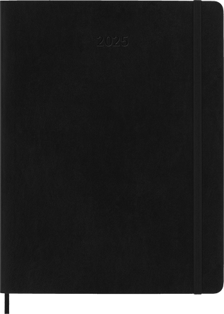 Agenda Classic XL 2025 Mensuel, couverture souple, 12 mois, XL 19x25 cm - Front view