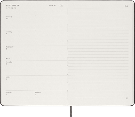 Smart Planner 2024 Weekly, 12-Month - Side view