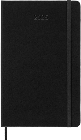 Agenda PRO 2025 Large Semainier, couverture rigide, 12 mois, Large 13x21 cm - Front view