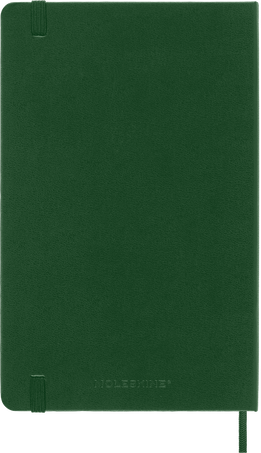 Agenda Classic 2025 Large Semainier, couverture rigide, 12 mois, Vert Myrte - Back view