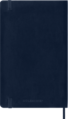 Classic Planner 2025 Large Daily, soft cover, 12 months, Sapphire Blue - Back view