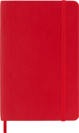 Записная книжка Classic Мягкая обложка, Алый Kрасный - Front view