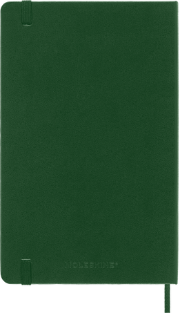 Classic Planner 2025 Large Daily, hard cover, 12 months, Myrtle Green - Back view