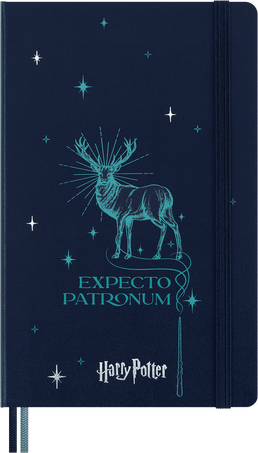 Wizarding World Harry Potter Limited Edition Notebook Large, ruled, hard cover, Expecto Patronum - Front view