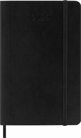 Agenda Classic 2025 Pocket Mensile, copertina morbida, 12 mesi, Pocket 9x14 cm - Front view