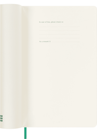 Agenda Precious & Ethical 2025 Settimanale, 12 mesi, copertina vegana, Verde - Side view