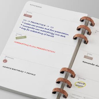 Life Planner 2025 L 12 mesi, Spirale, Rosa - Lifestyle