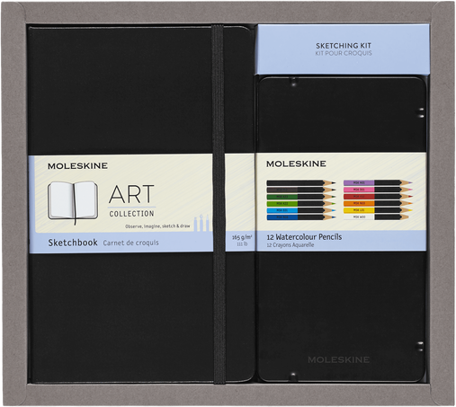 Tag Team: Copic Markers & Old Moleskine Watercolor Notebooks