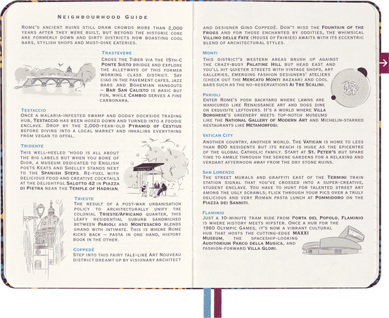 Guide touristique Rome LUXE x Moleskine Guide touristique Rome, Carnet City, couverture rigide, Rome - Side view