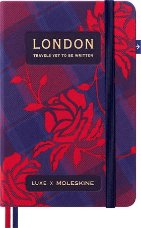 London City Travel Guide LUXE x Moleskine City Notebook, Hard Cover, London - Front view