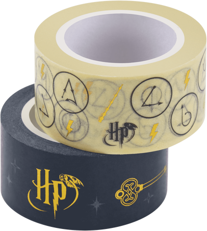 Wizarding World Harry Potter Limited Edition Washi Tape, Set of 2 Rolls - Side view