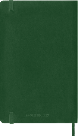 Classic Planner 2025 Large Weekly, soft cover, 12 months, Myrtle Green - Back view