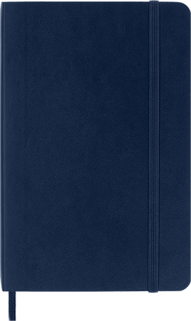 Carnet Classic Couverture souple, Bleu Saphir - Front view