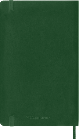 Classic Planner 2025 Large Daily, soft cover, 12 months, Myrtle Green - Back view