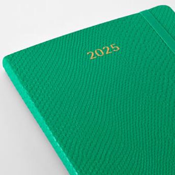 Precious & Ethical Planner 2025 Weekly, 12-Month, Vegan Cover, Green - Lifestyle