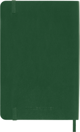 Classic Planner 2025 Pocket Daily, soft cover, 12 months, Myrtle Green - Back view