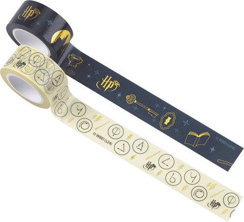 Wizarding World Harry Potter Limited Edition Washi Tape, Set of 2 Rolls - Front view