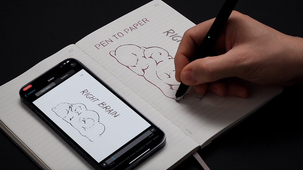 Moleskine Pen+ Dotted Smart Notebook Set with Smart Pen & App