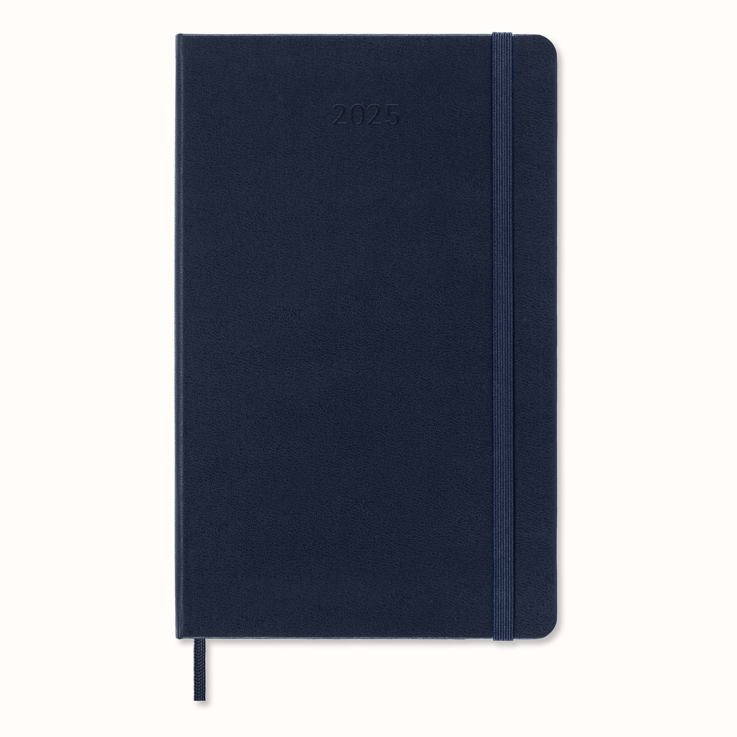 Classic Planner 2025 Large Weekly, hard cover, 12 months Sapphire Blue