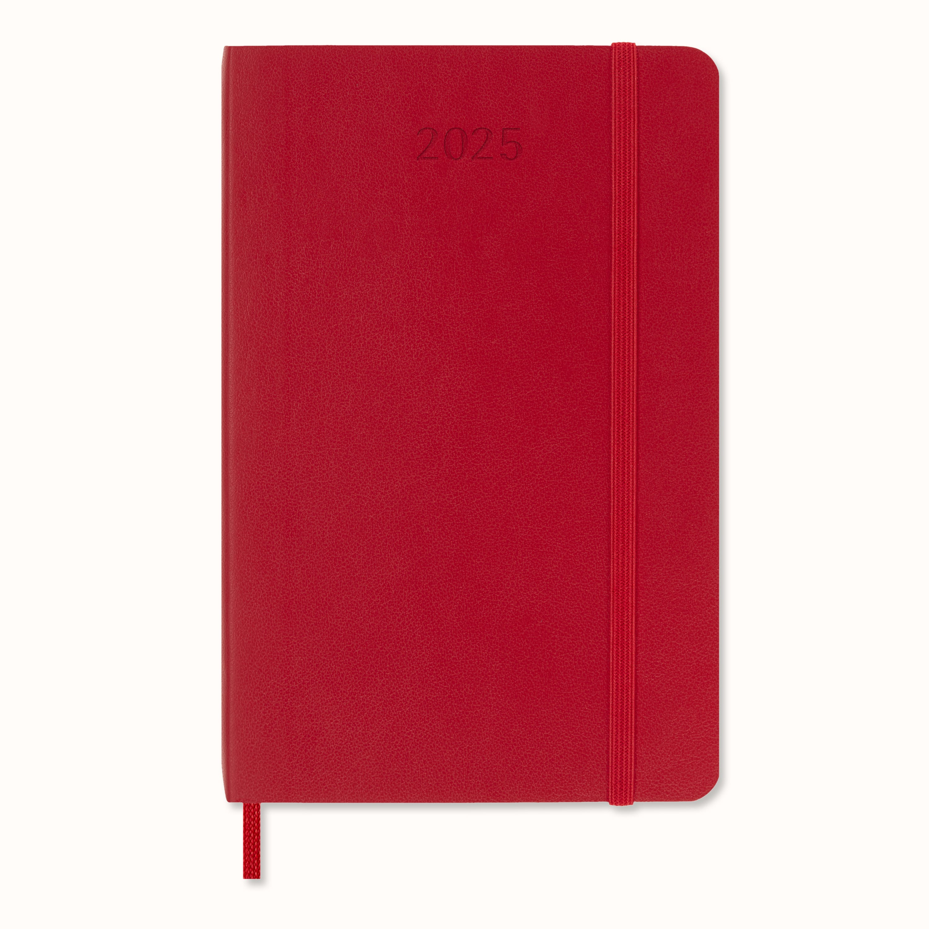 Classic Diary 2025 Pocket Daily, soft cover, 12 months Scarlet Red