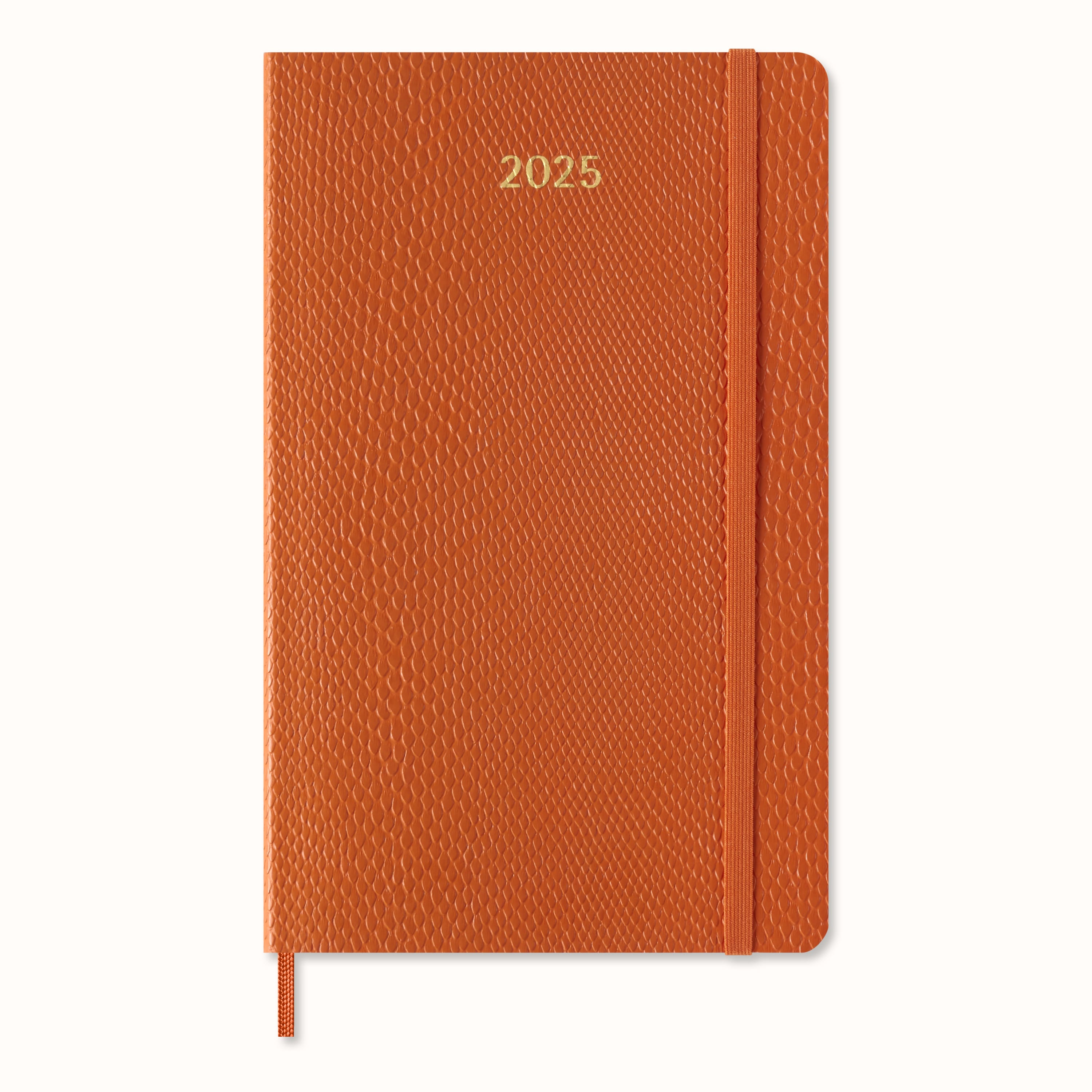 Precious & Ethical Planner 2025 Weekly, 12Month, Vegan Cover Orange