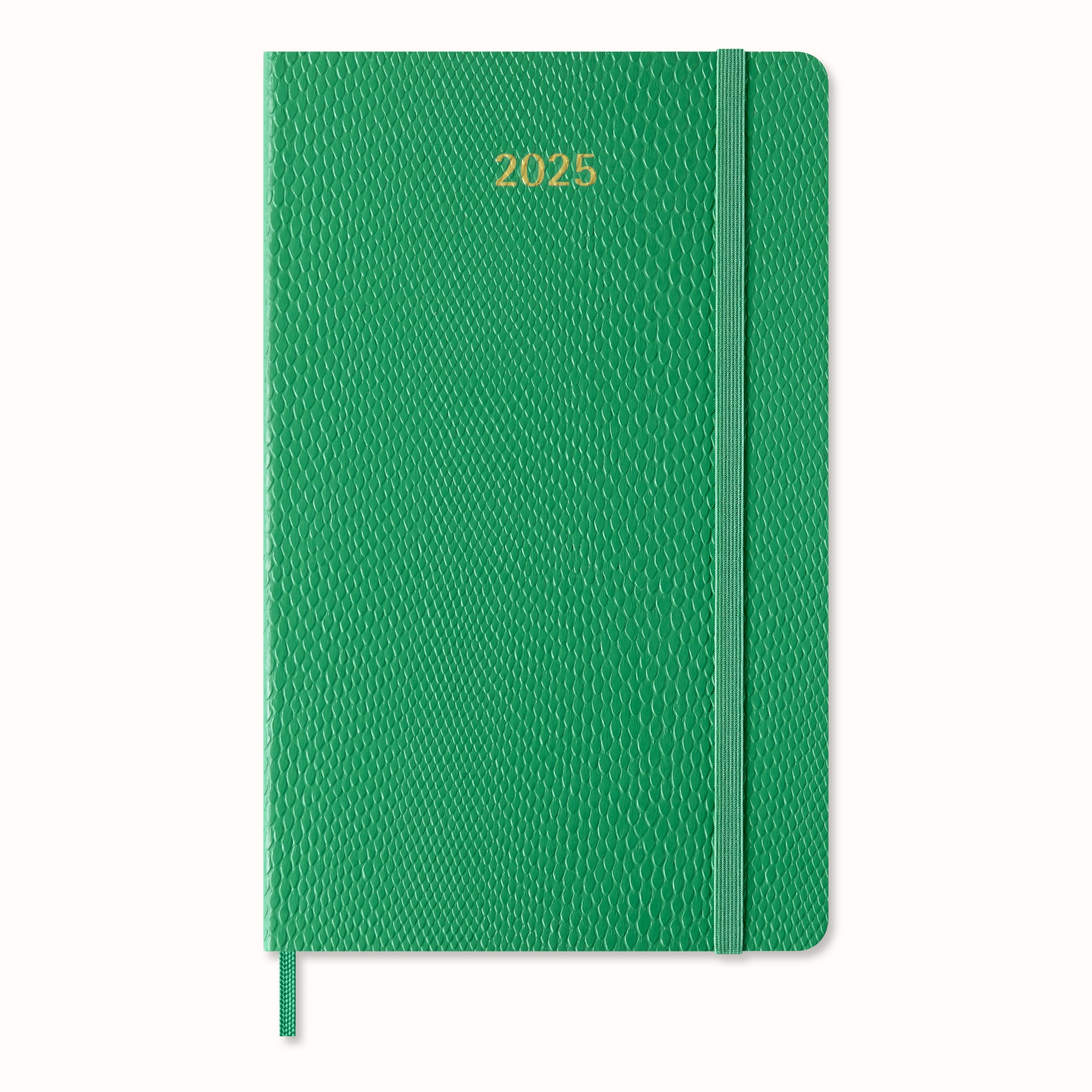 Precious & Ethical Planner 2025 Weekly, 12Month, Vegan Cover Green