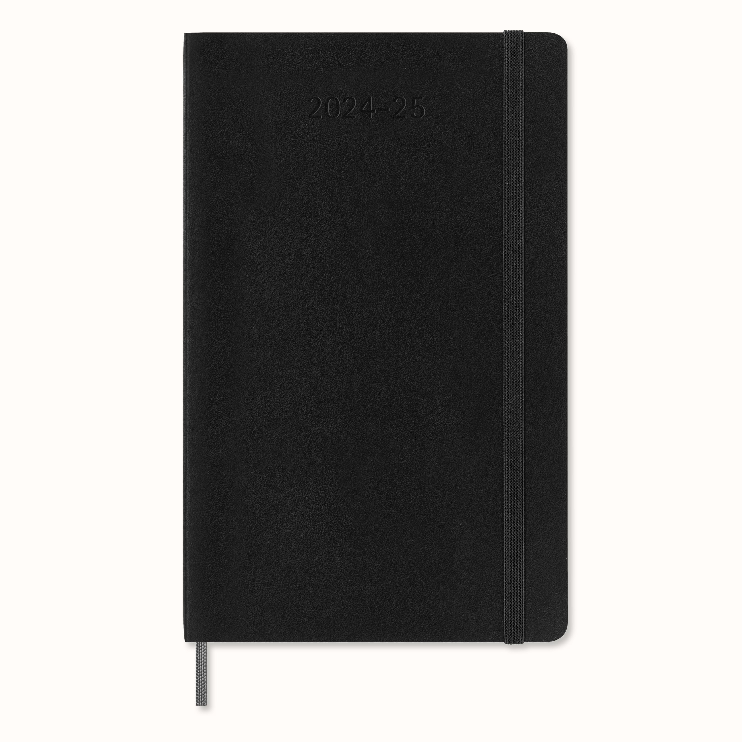 Classic Diary 2024/2025 Large Daily, soft cover, 18 months Black ...