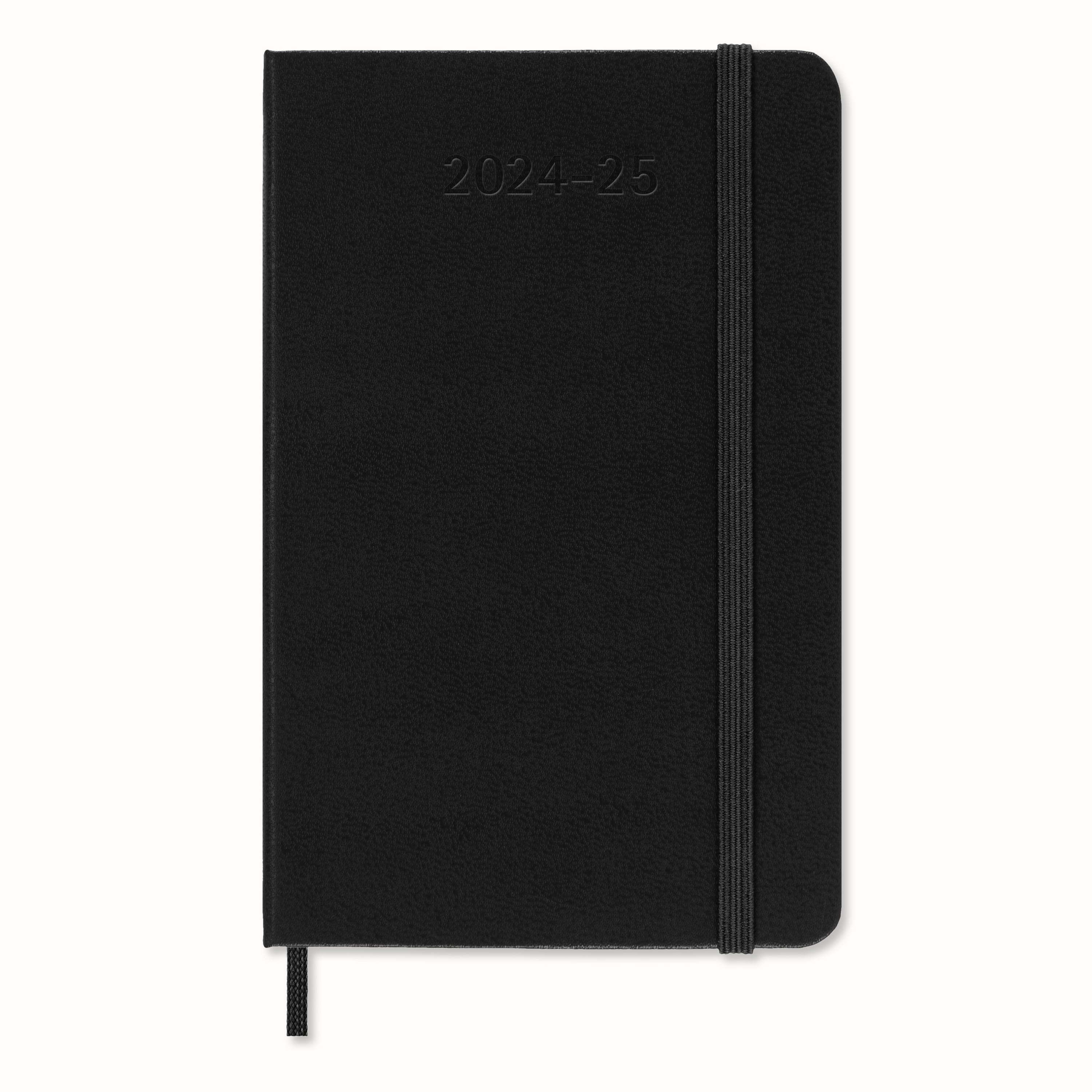 Classic Planner 2024/2025 Pocket Weekly, hard cover, 18 months Black