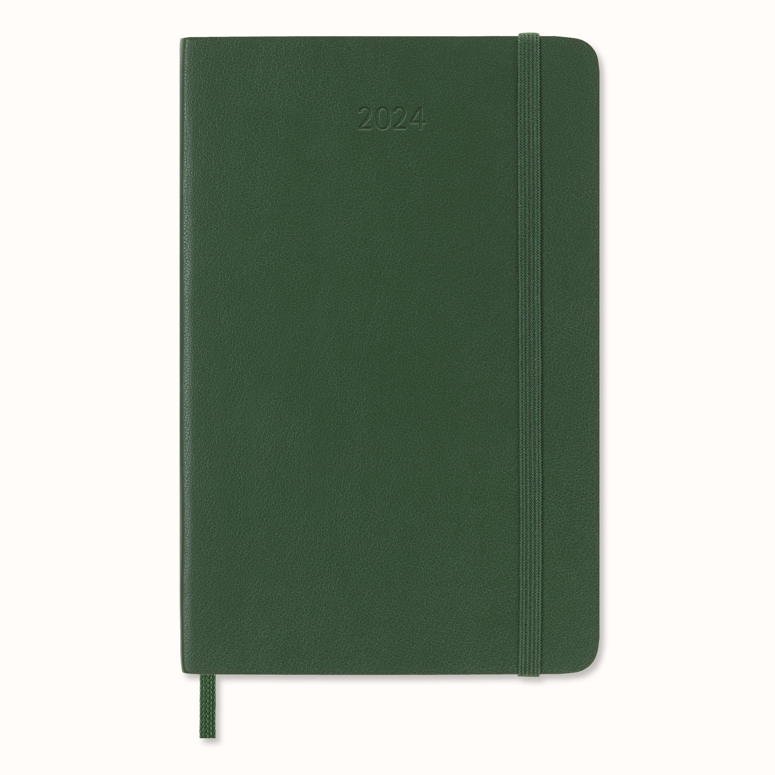 Classic Planner 2024 Pocket Daily, soft cover, 12 months Myrtle Green