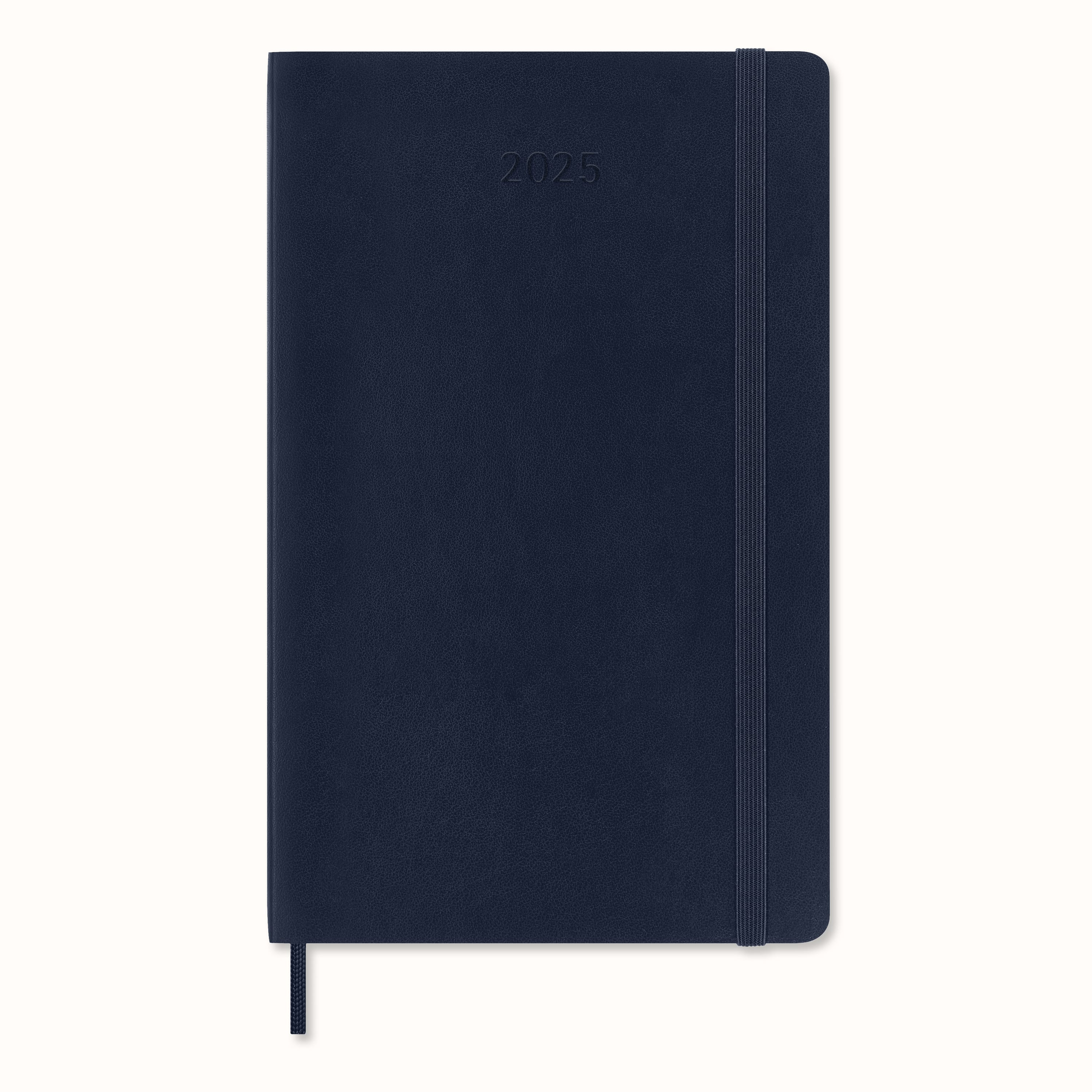 Classic Planner 2025 Large Daily, soft cover, 12 months Sapphire Blue