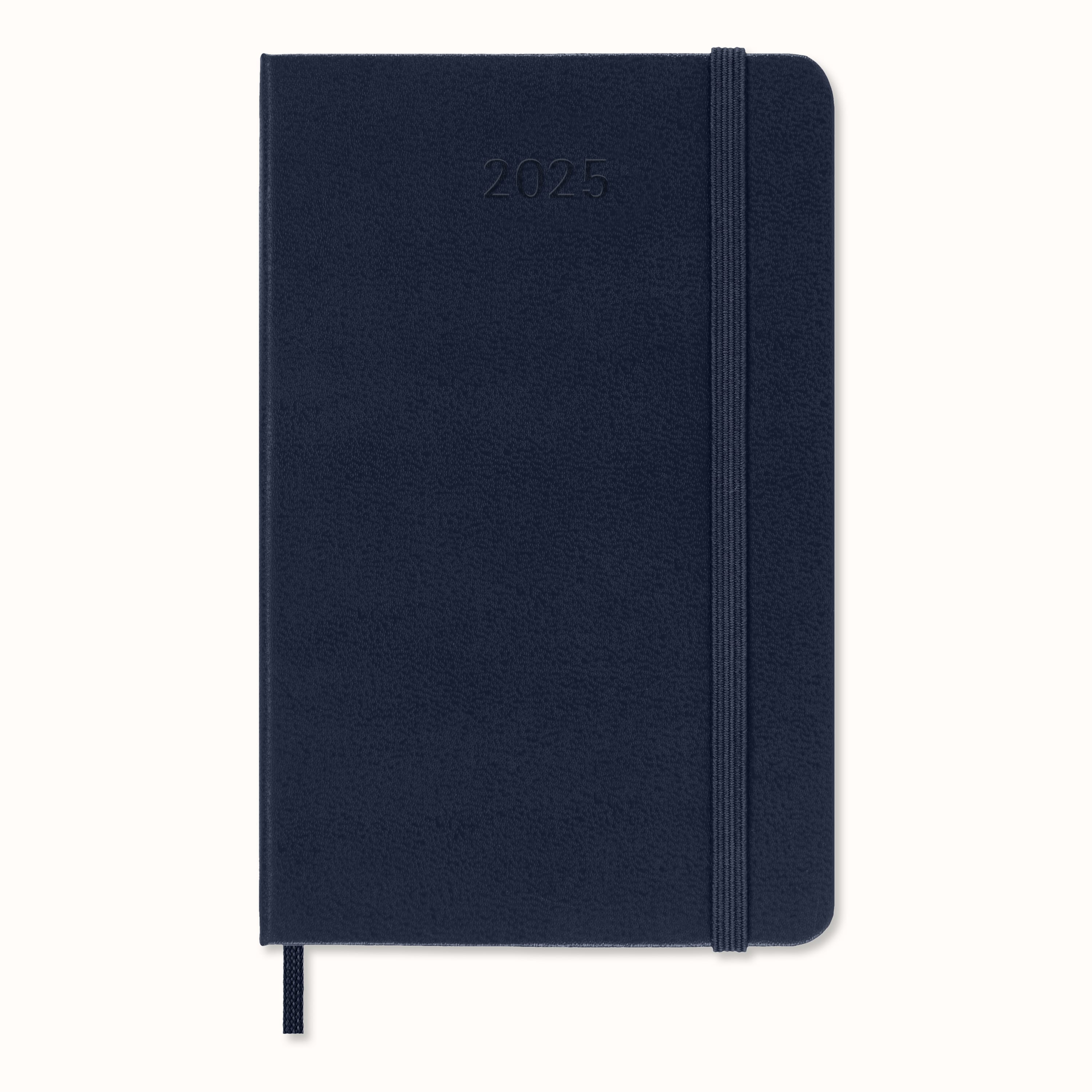 Classic Planner 2025 Pocket Weekly, hard cover, 12 months Sapphire Blue