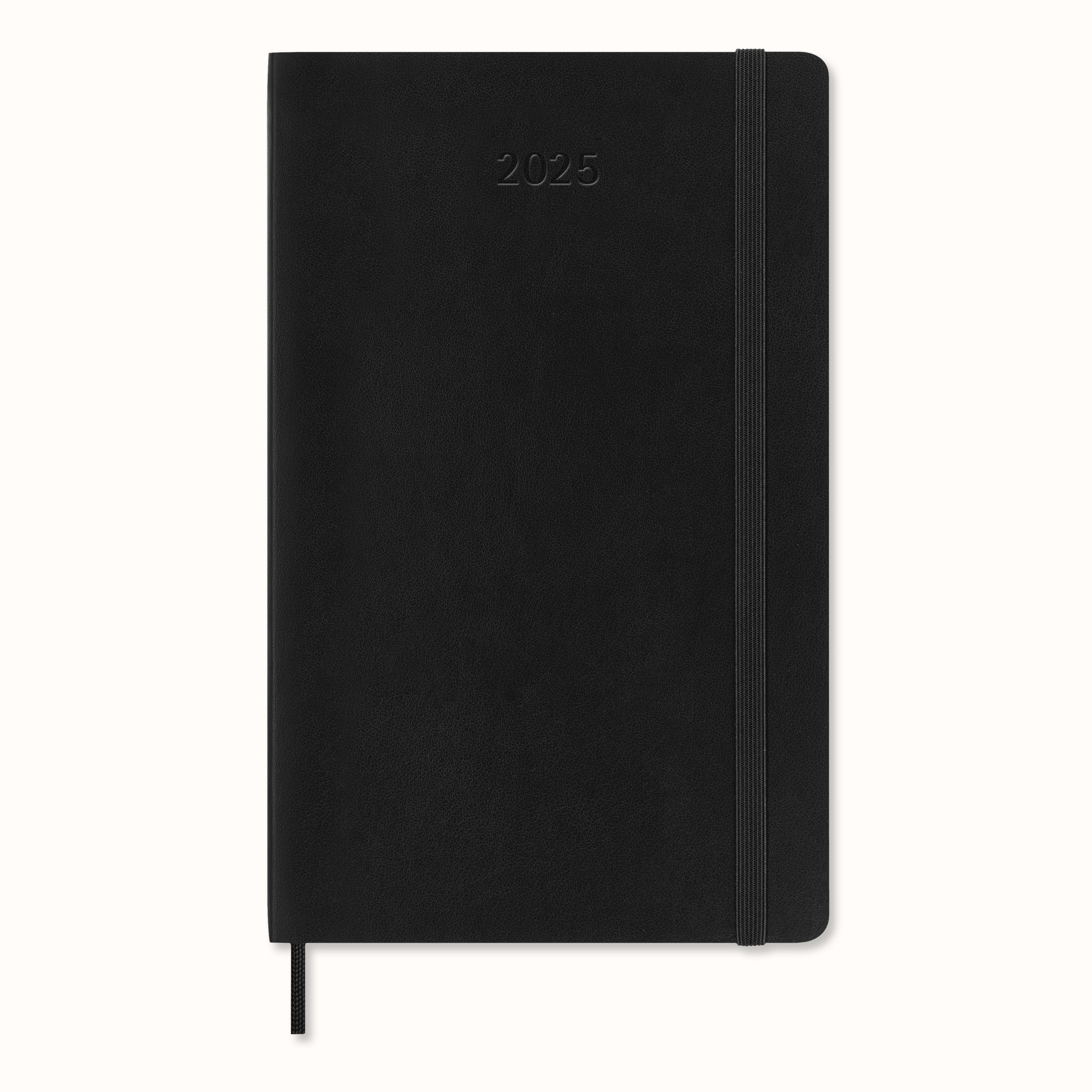 Classic Diary 2025 Large Daily, soft cover, 12 months Black Moleskine