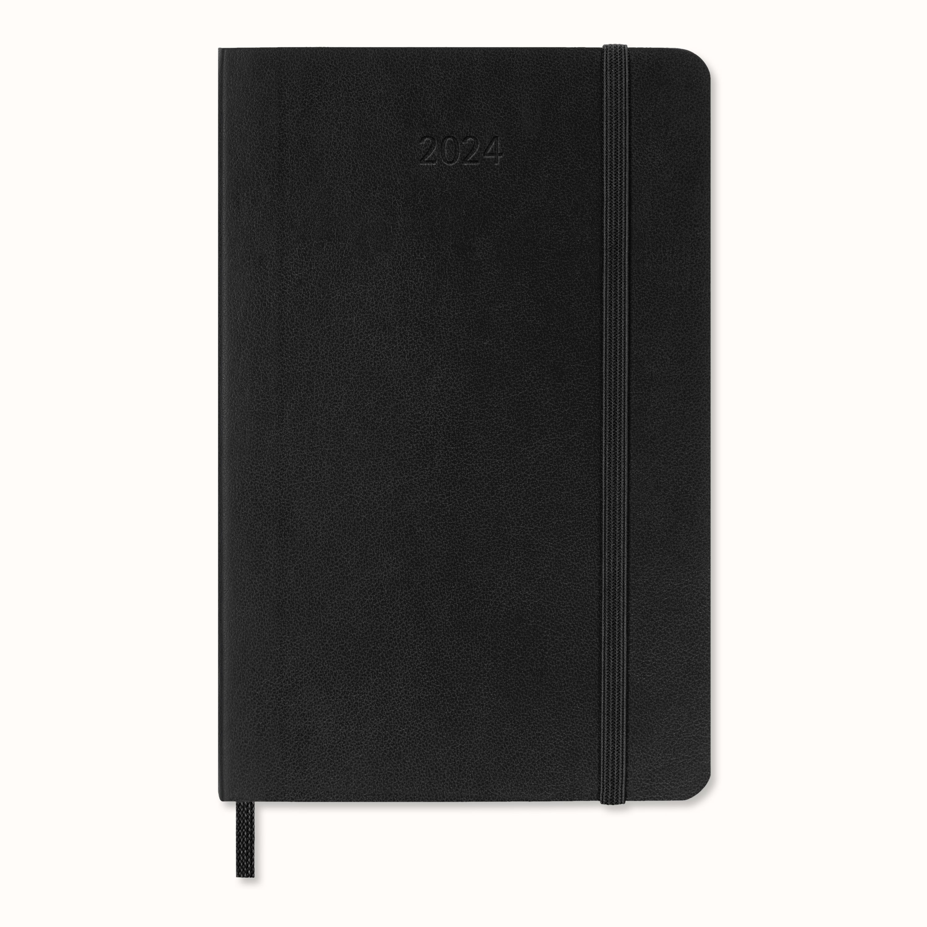 Moleskine Weekly Notebook Black soft pocket 2024
