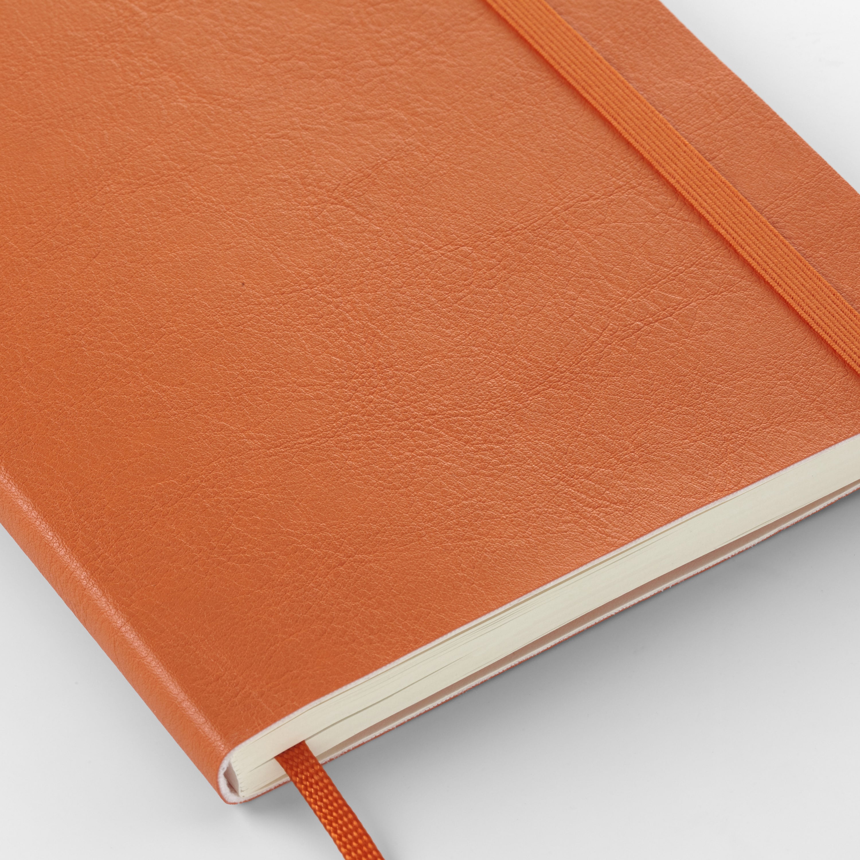 Sketchbook: Two Tone Orange 8x10 - BLANK JOURNAL WITH NO LINES