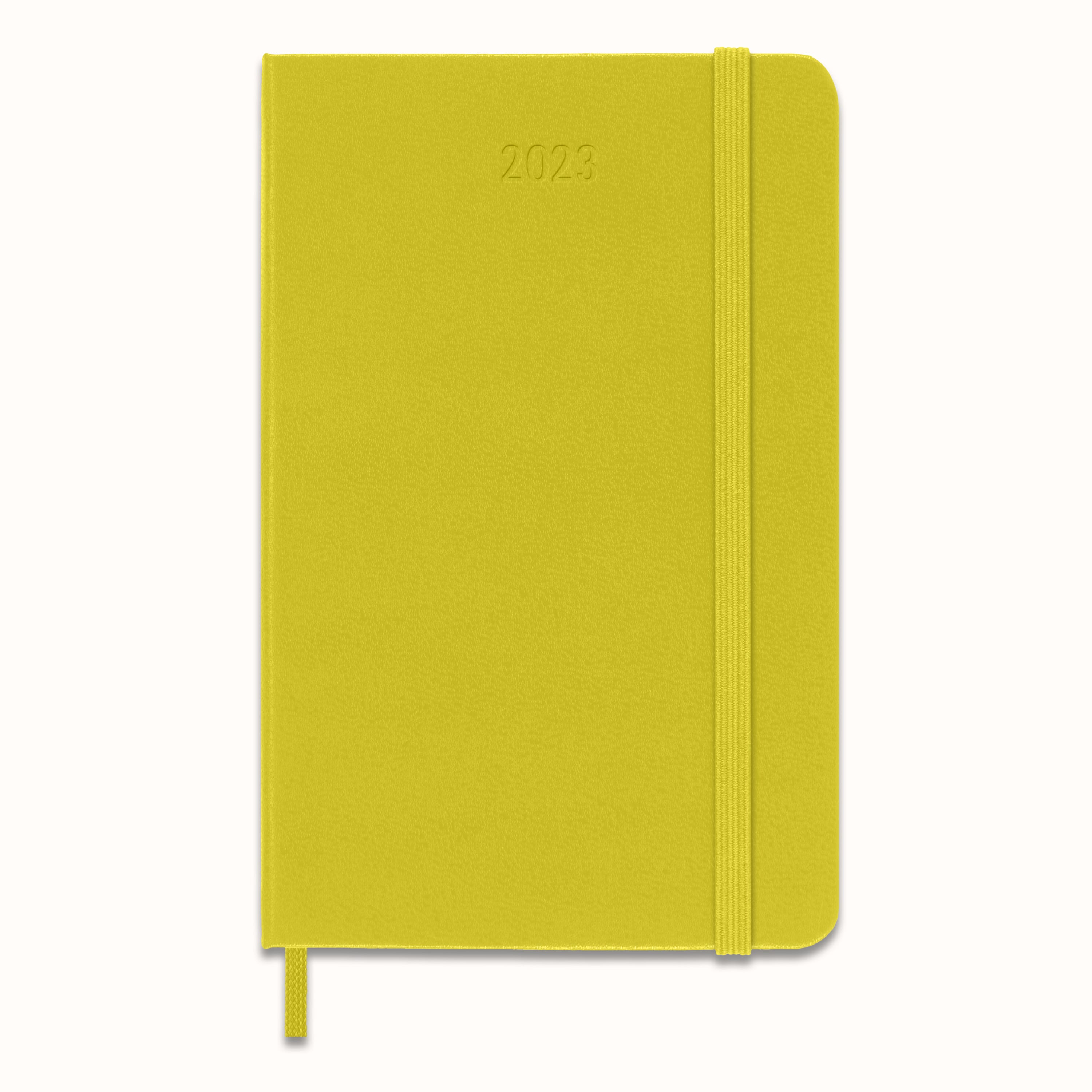 Moleskine 2023 Weekly Notebook Planner, 12M, Large, Orange Yellow, Hard (5  x 8.25) (Calendar)