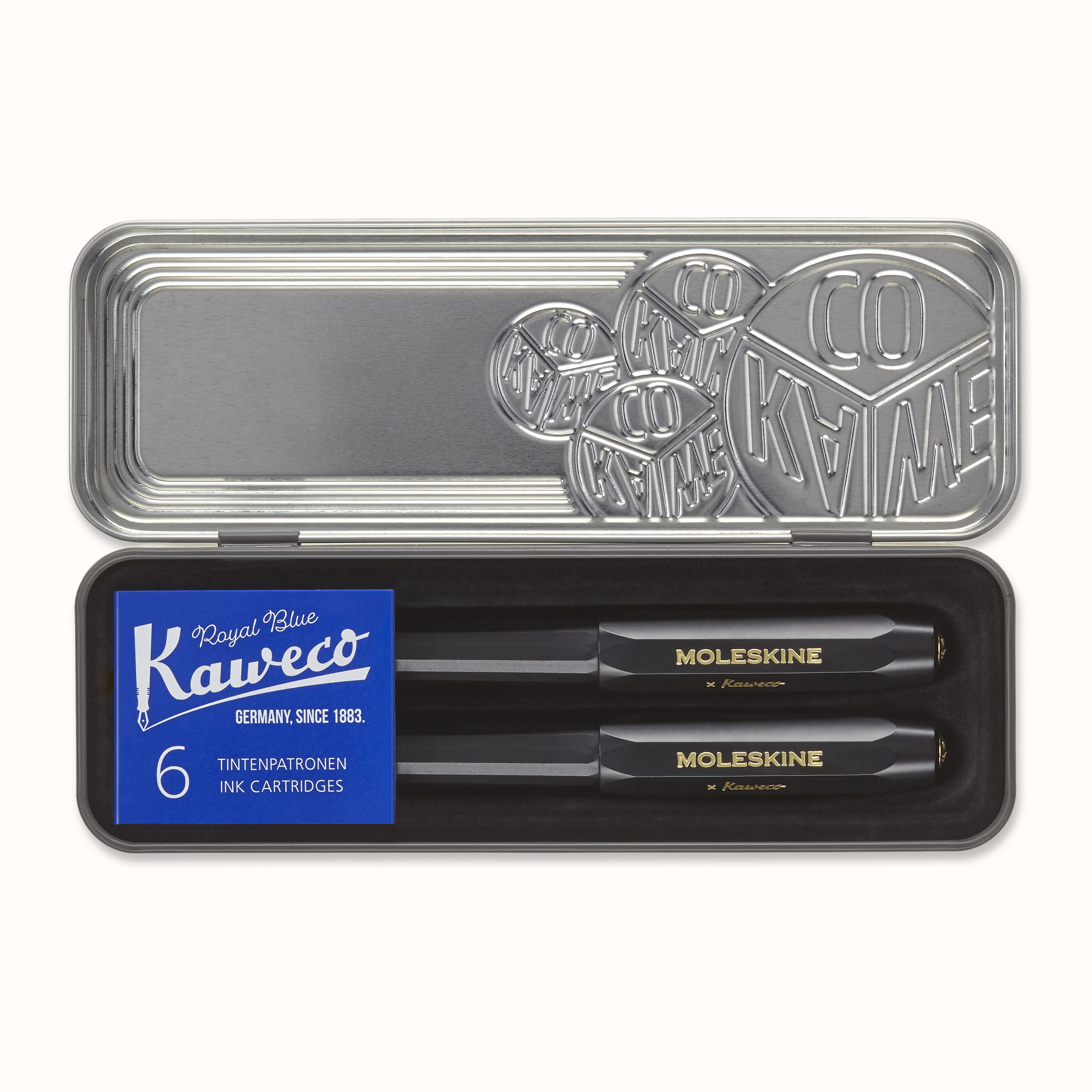 Kaweco Sport Classic fountain pen M black with tin box