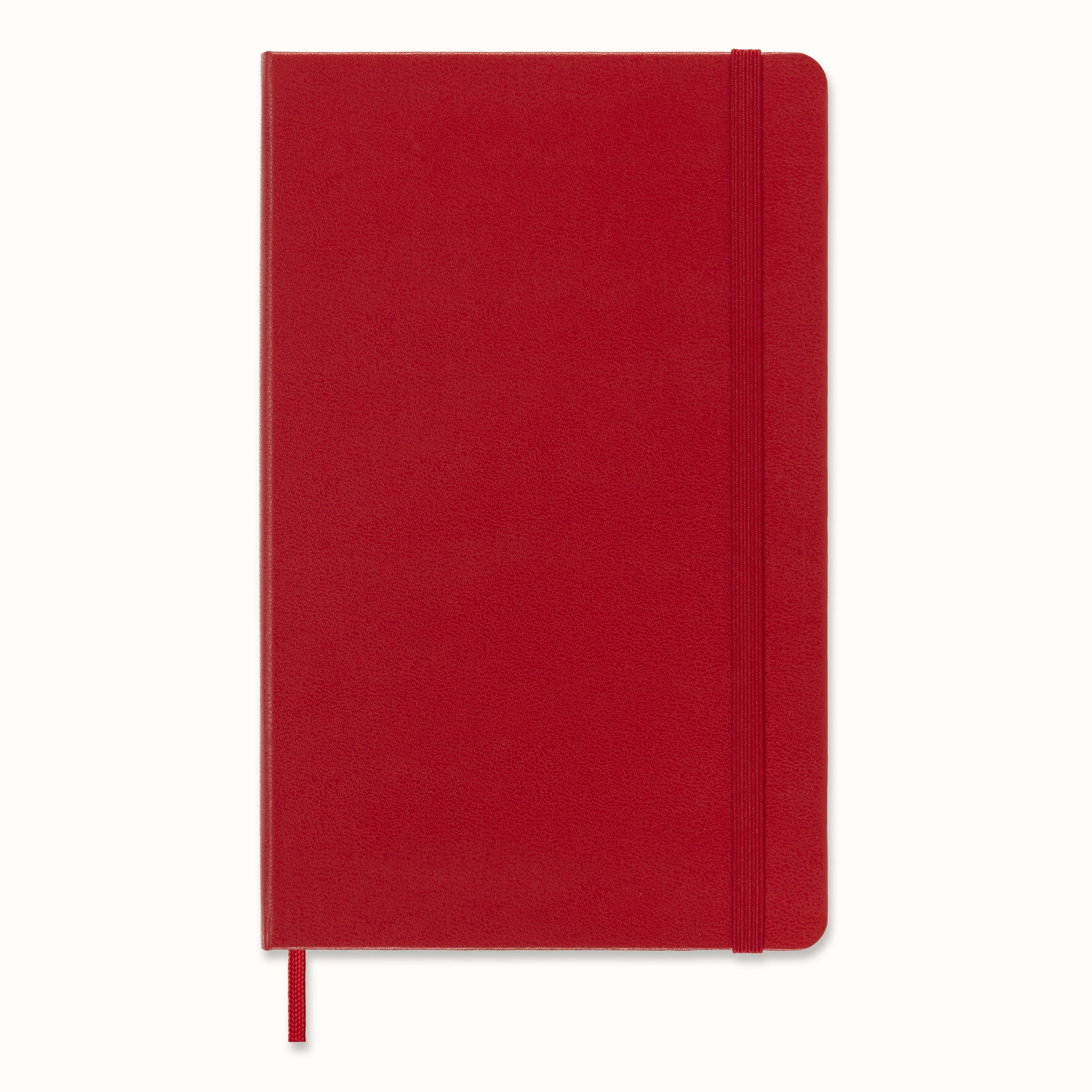 Moleskine Notebook, Medium, Ruled, Scarlet Red, Hard